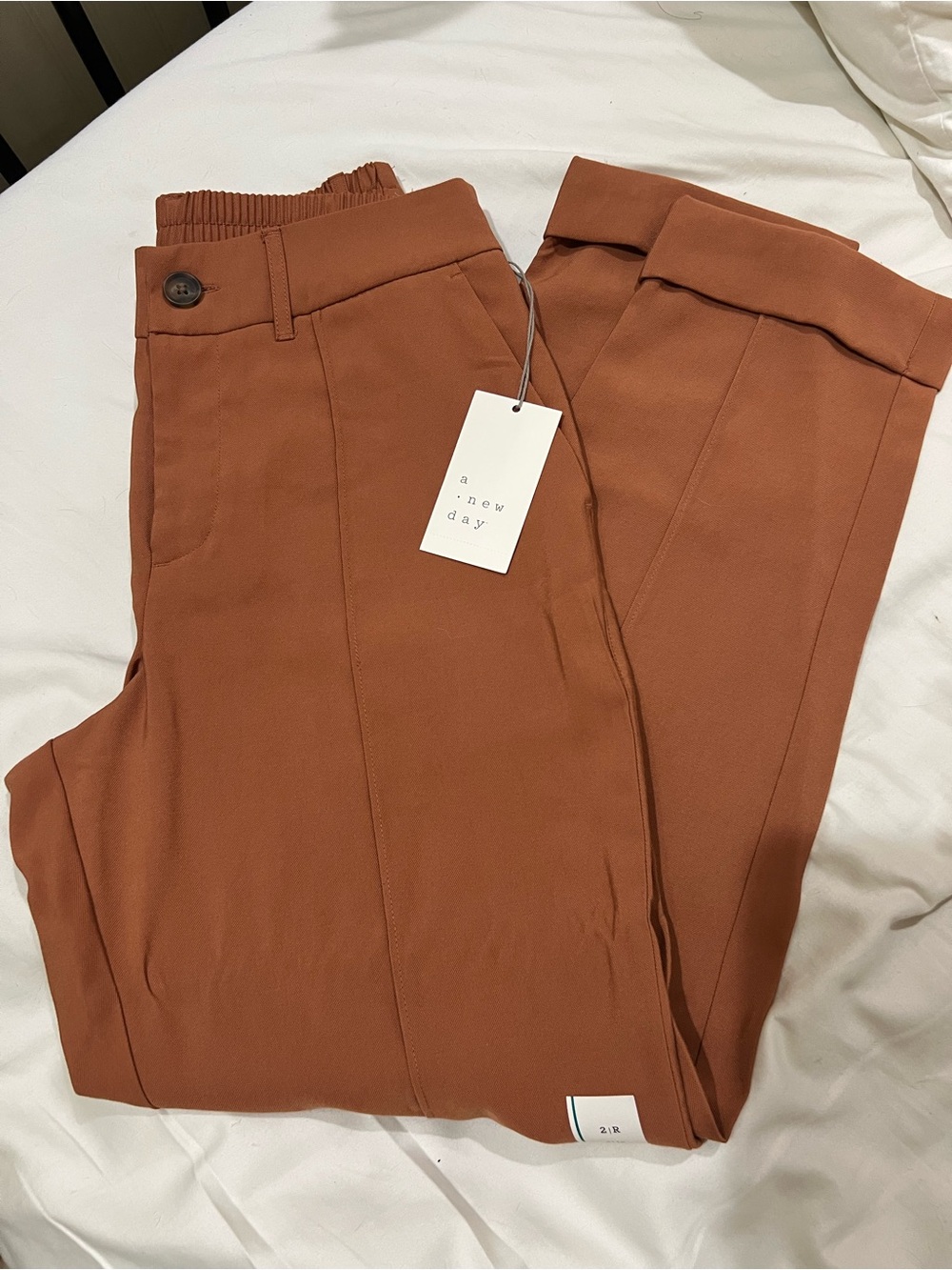 Women’s  Relaxed Trousers in Rust - A New Day
